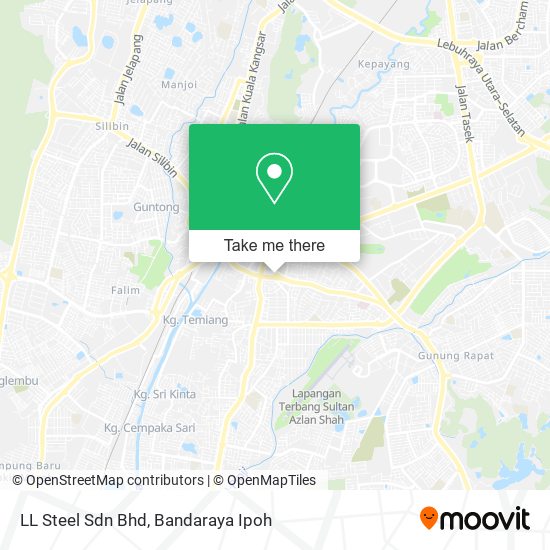 LL Steel Sdn Bhd map