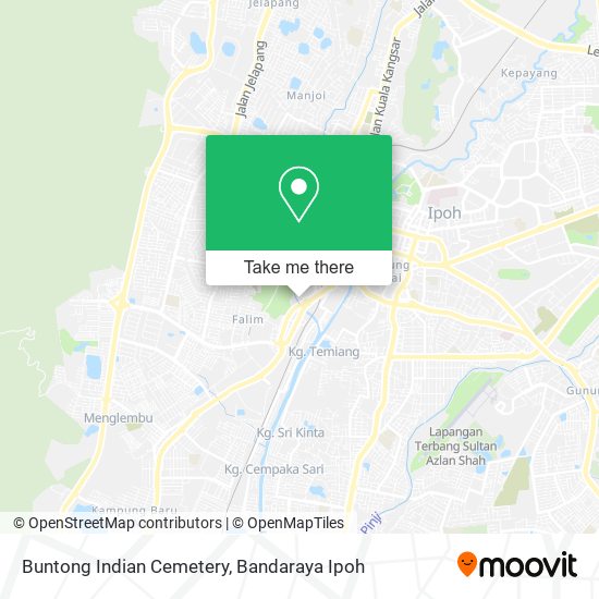 Buntong Indian Cemetery map