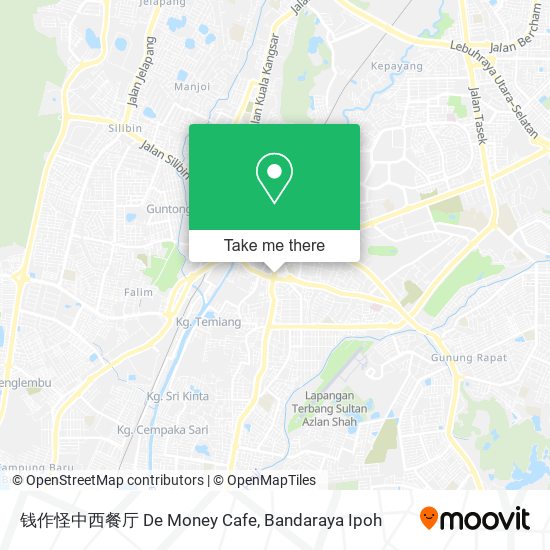 Peta 钱作怪中西餐厅 De Money Cafe