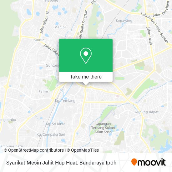 Syarikat Mesin Jahit Hup Huat map