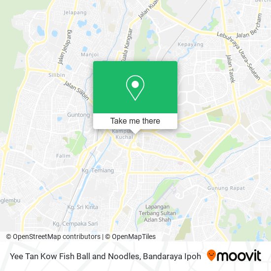 Yee Tan Kow Fish Ball and Noodles map