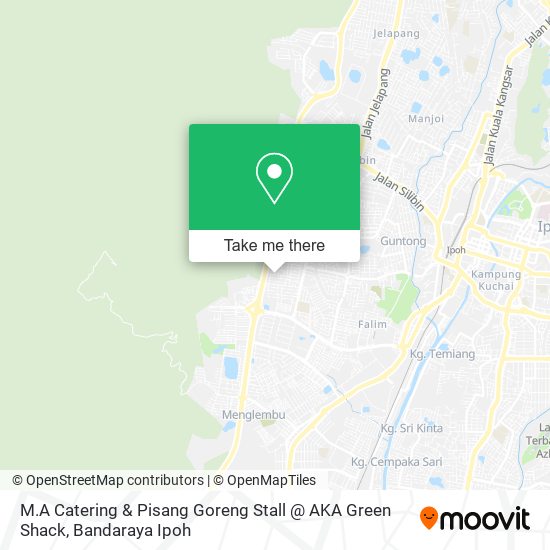 M.A Catering & Pisang Goreng Stall @ AKA Green Shack map