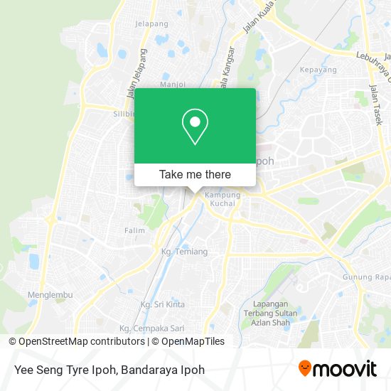 Yee Seng Tyre Ipoh map