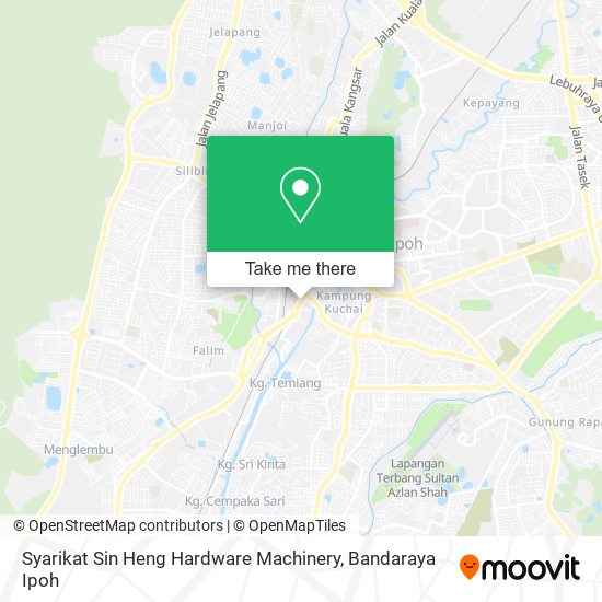 Peta Syarikat Sin Heng Hardware Machinery