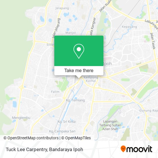 Tuck Lee Carpentry map