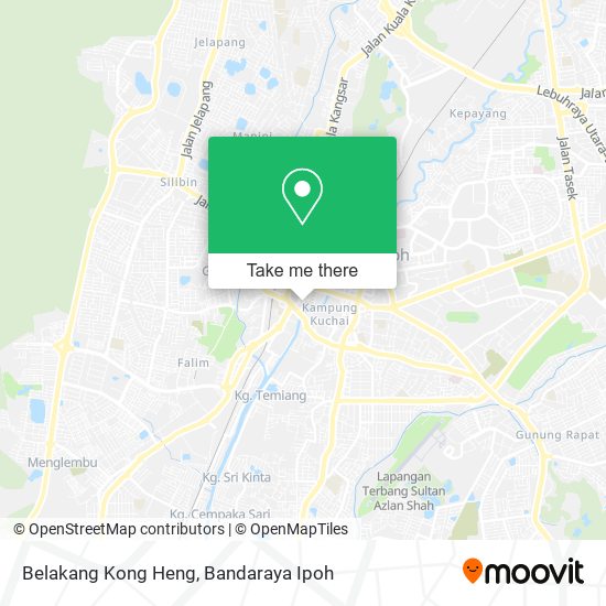 Belakang Kong Heng map