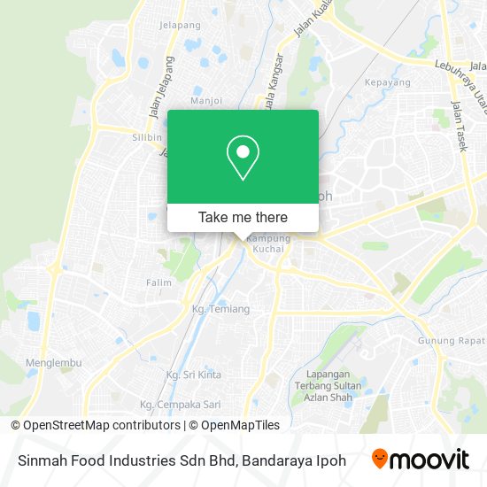 Sinmah Food Industries Sdn Bhd map