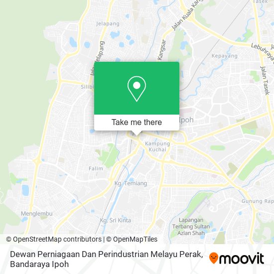 Peta Dewan Perniagaan Dan Perindustrian Melayu Perak