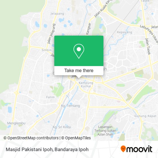 Masjid Pakistani Ipoh map