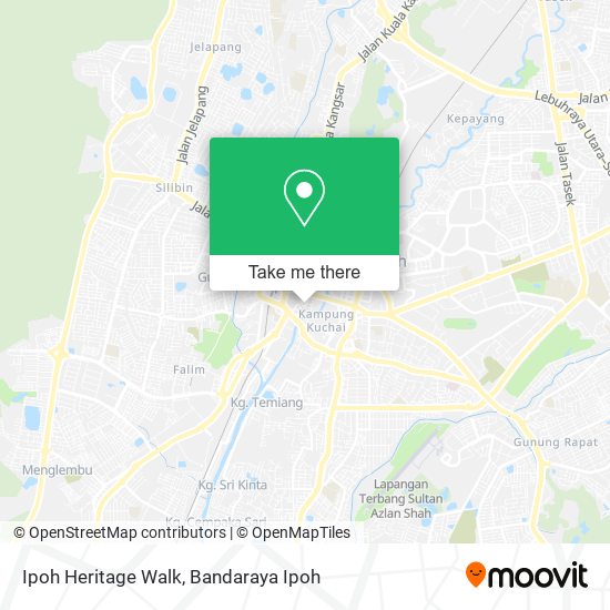 Ipoh Heritage Walk map