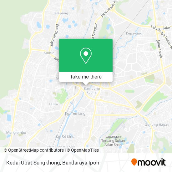 Kedai Ubat Sungkhong map