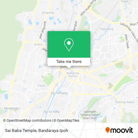 Sai Baba Temple map