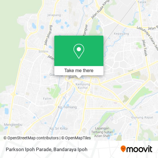 Parkson Ipoh Parade map