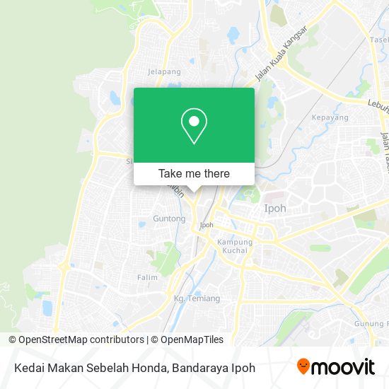 Kedai Makan Sebelah Honda map