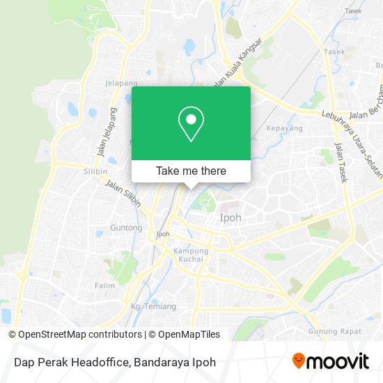 Dap Perak Headoffice map