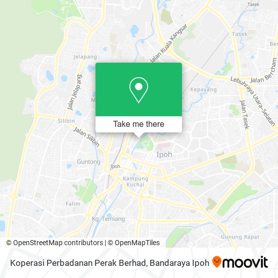 Koperasi Perbadanan Perak Berhad map