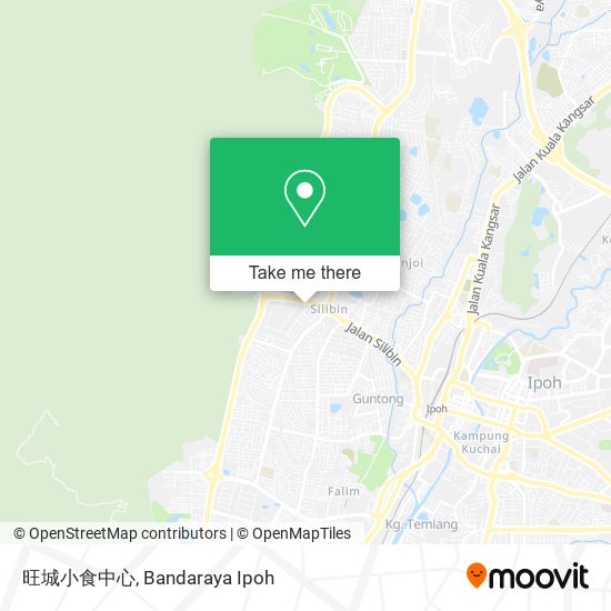 旺城小食中心 map