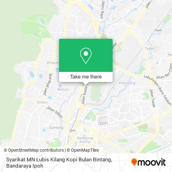 Syarikat MN Lubis Kilang Kopi Bulan Bintang map