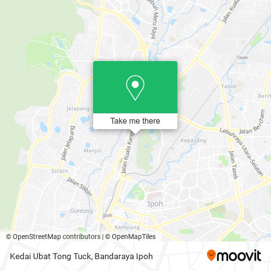 Peta Kedai Ubat Tong Tuck