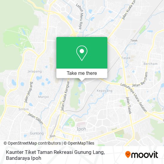 Peta Kaunter Tiket Taman Rekreasi Gunung Lang
