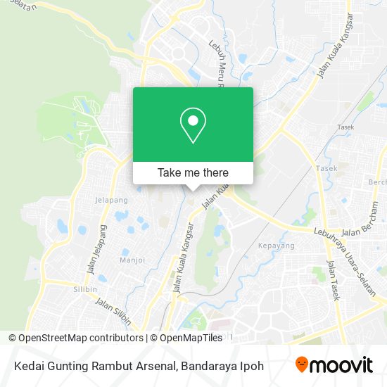 Peta Kedai Gunting Rambut Arsenal
