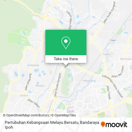 Peta Pertubuhan Kebangsaan Melayu Bersatu