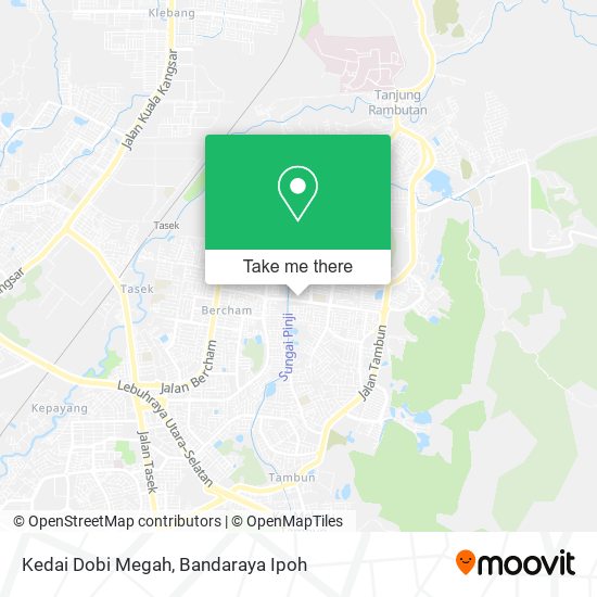 Peta Kedai Dobi Megah