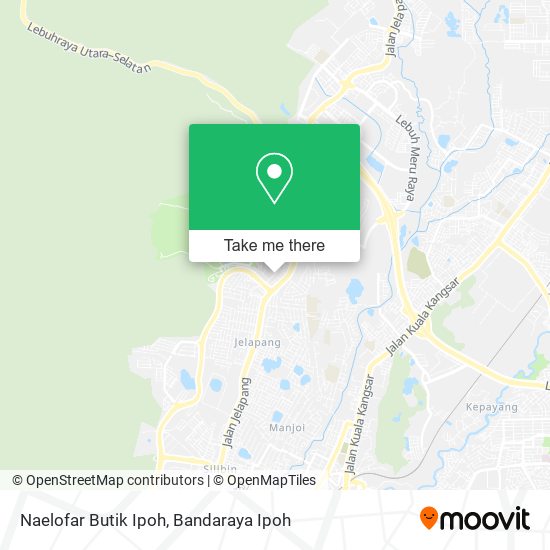 Peta Naelofar Butik Ipoh
