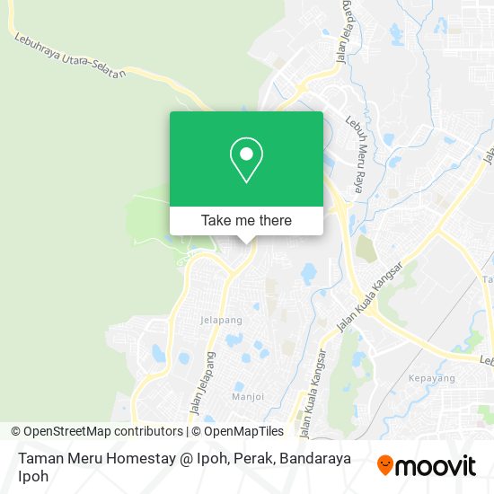 Peta Taman Meru Homestay @ Ipoh, Perak