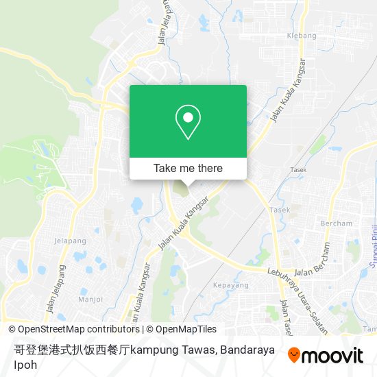 哥登堡港式扒饭西餐厅kampung Tawas map