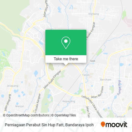 Peta Perniagaan Perabut Sin Hup Fatt