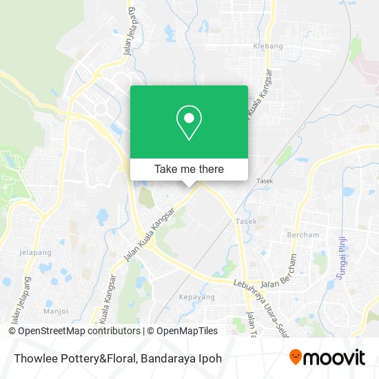 Thowlee Pottery&Floral map
