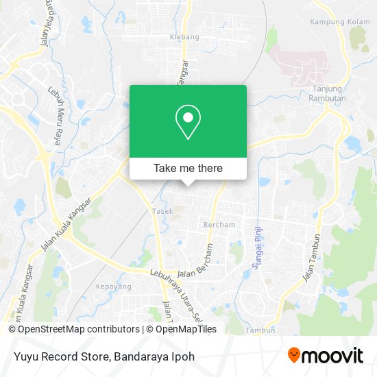 Yuyu Record Store map