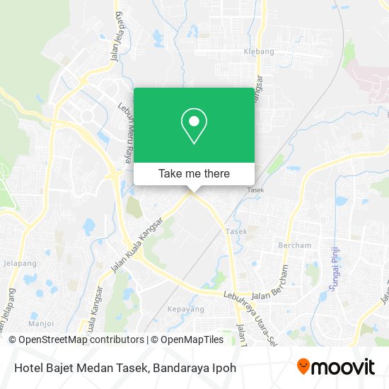 Peta Hotel Bajet Medan Tasek