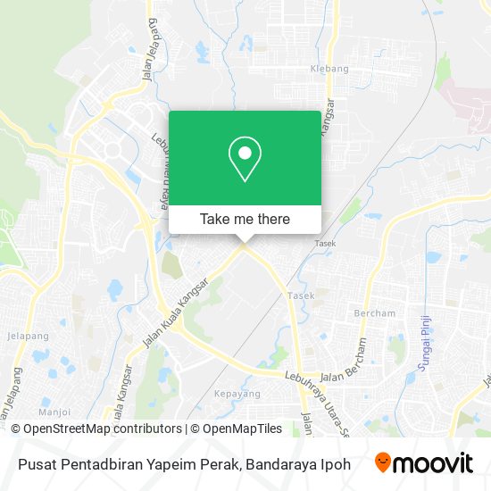 Pusat Pentadbiran Yapeim Perak map