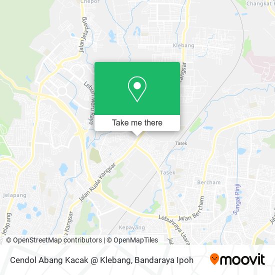 Cendol Abang Kacak @ Klebang map