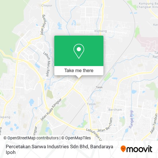 Percetakan Sanwa Industries Sdn Bhd map