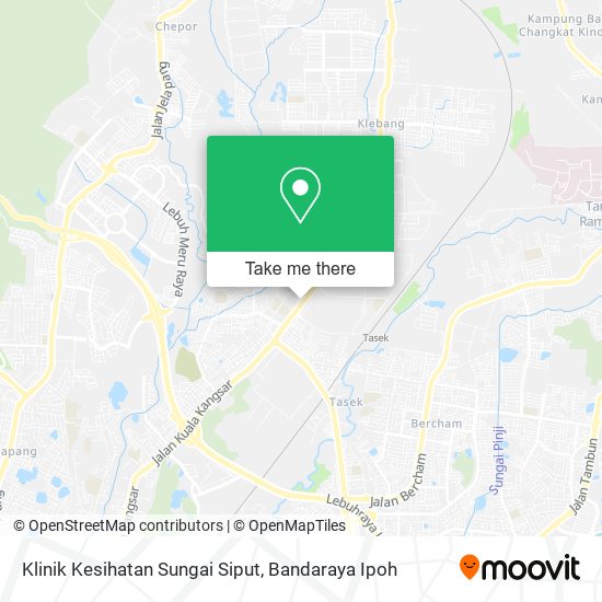 Klinik Kesihatan Sungai Siput map