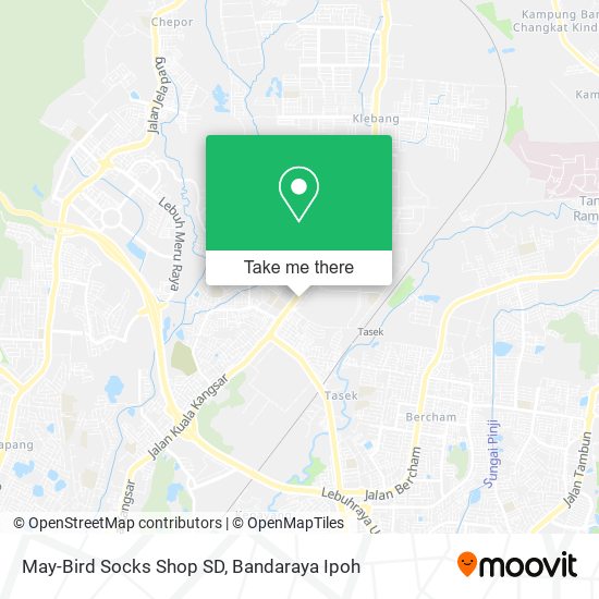 May-Bird Socks Shop SD map