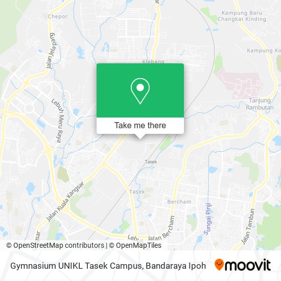 Gymnasium UNIKL Tasek Campus map
