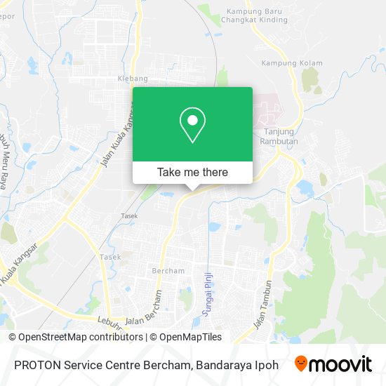 PROTON Service Centre Bercham map