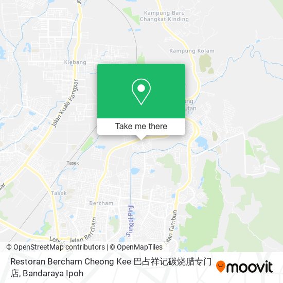 Restoran Bercham Cheong Kee 巴占祥记碳烧腊专门店 map