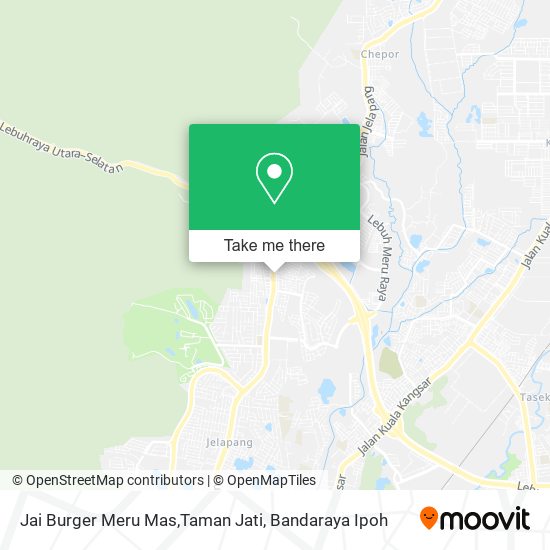 Jai Burger Meru Mas,Taman Jati map