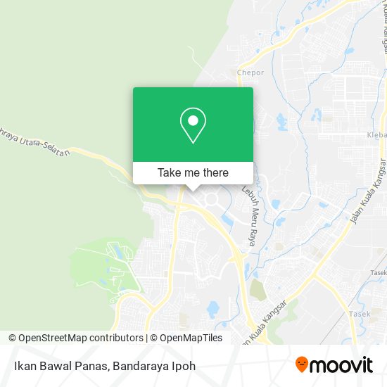Ikan Bawal Panas map