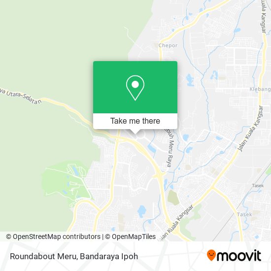 Roundabout Meru map