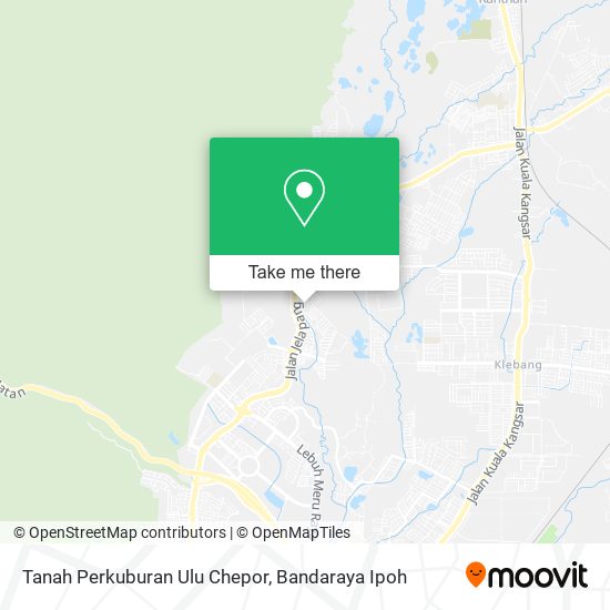 Peta Tanah Perkuburan Ulu Chepor