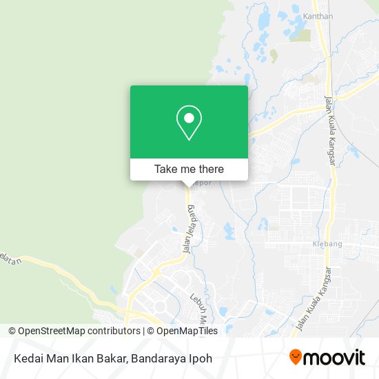 Kedai Man Ikan Bakar map
