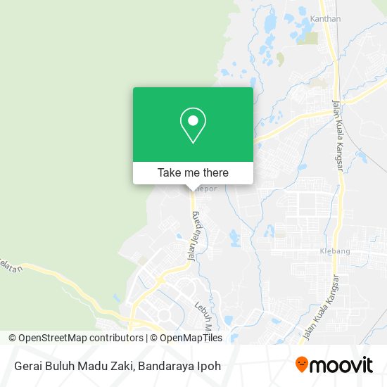 Gerai Buluh Madu Zaki map