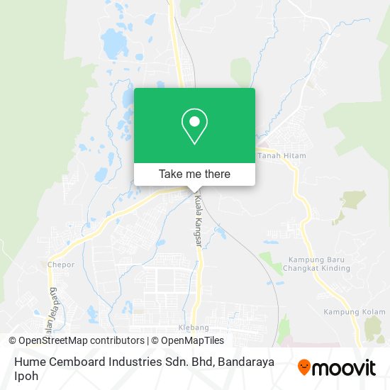 Peta Hume Cemboard Industries Sdn. Bhd