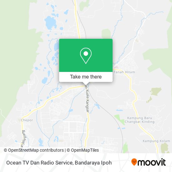 Peta Ocean TV Dan Radio Service